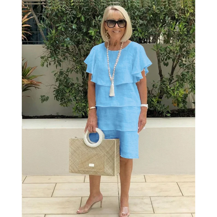 Yvonne – Robe à volants en couches envoûtante