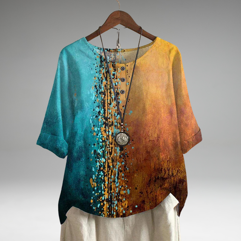 Anya | Blouse d'inspiration rétro