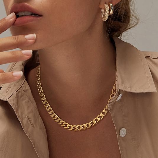 Collier Chunky Cuban Link | Or