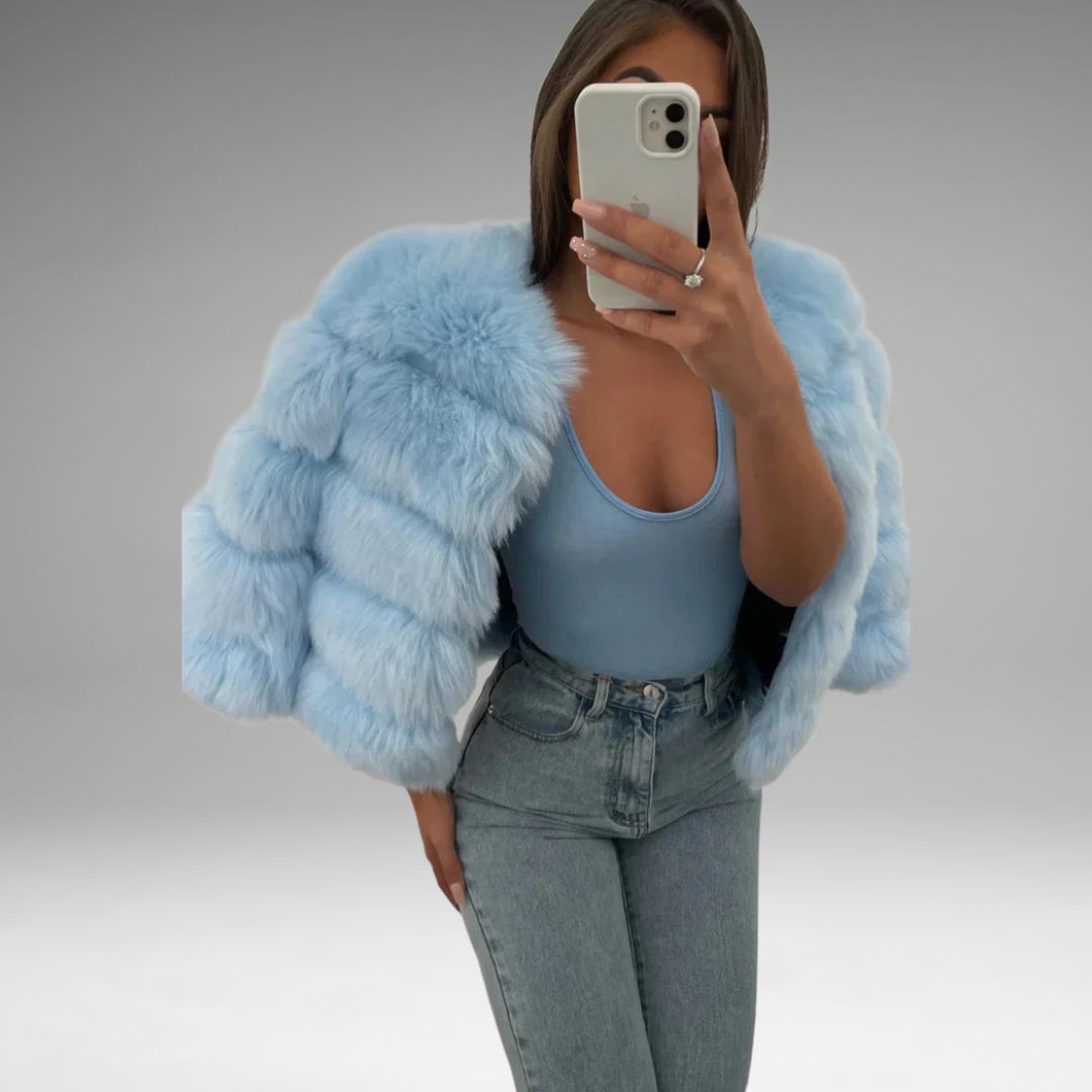 Tarynna - Veste en Fourrure Synthétique Douillette