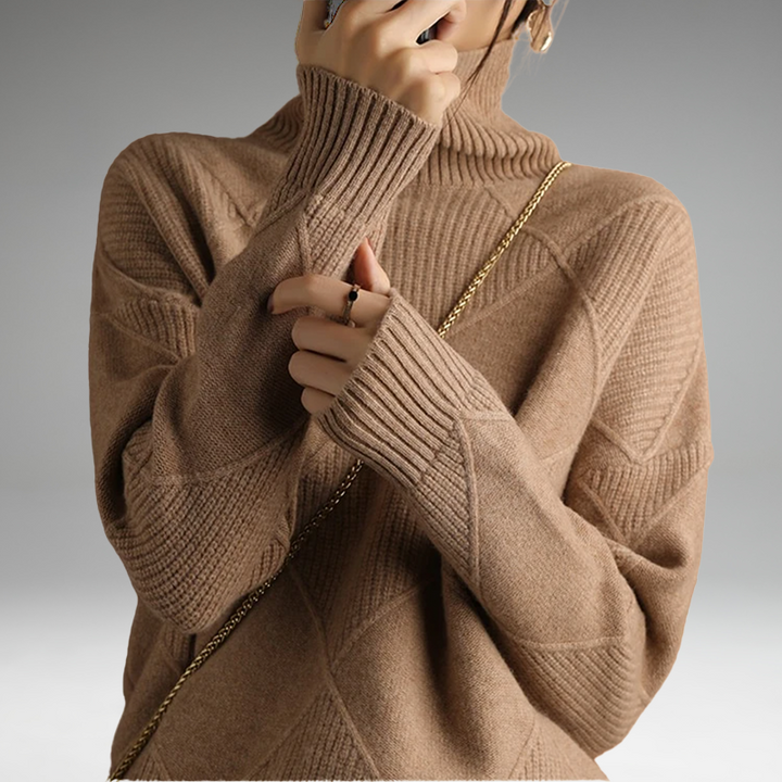 Avery | Col roulé en tricot doux