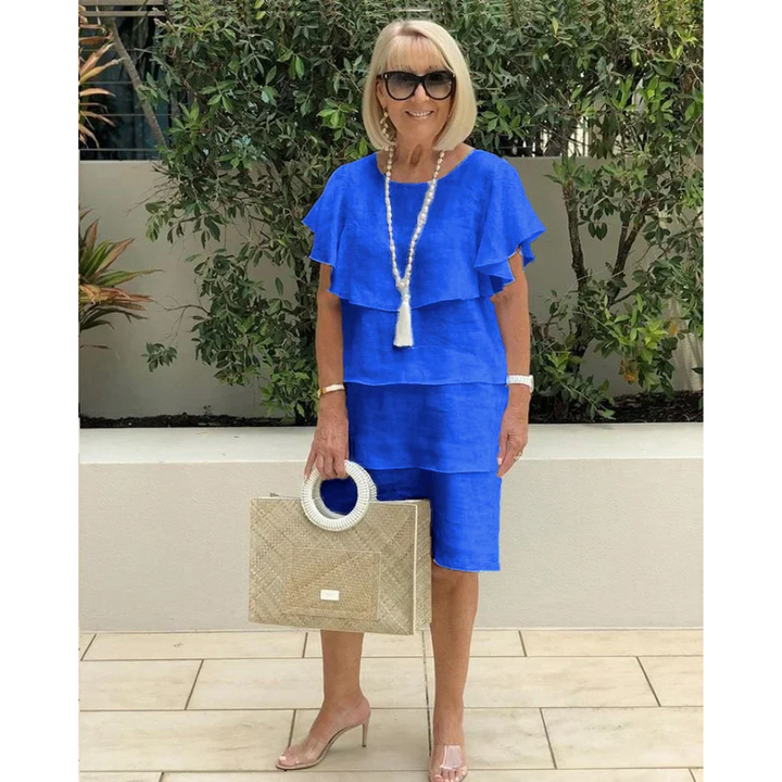 Yvonne – Robe à volants en couches envoûtante