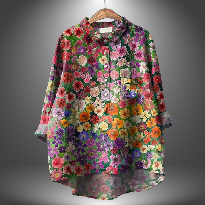 Blouses Florales Classiques Laluna®