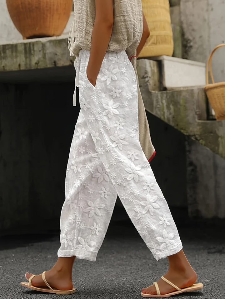 Elina - Pantalons à Jambes Larges