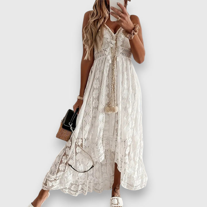 Fleur – Robe en Dentelle Élégante
