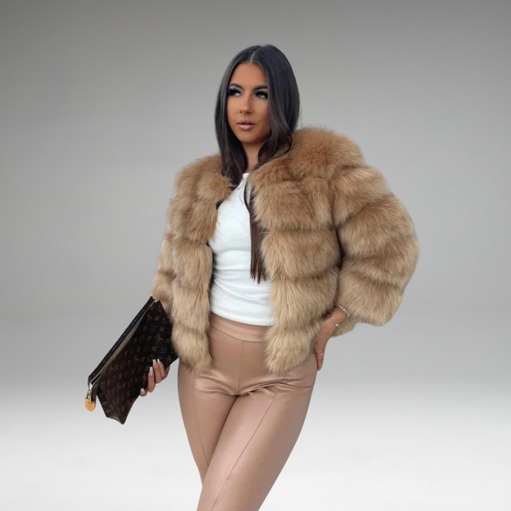 Tarynna - Veste en Fourrure Synthétique Douillette