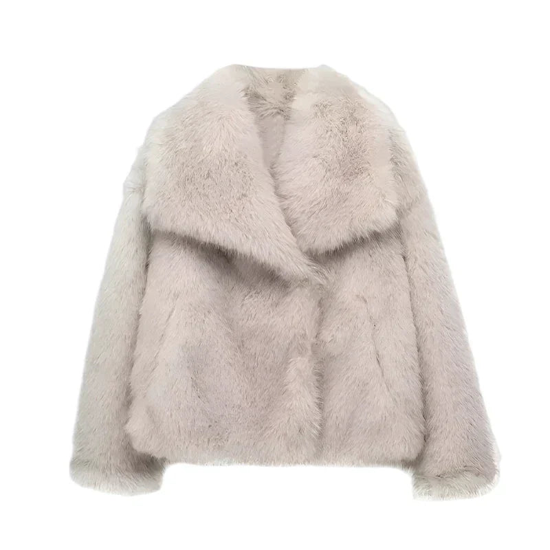 Myla - Manteau en Fausse Fourrure