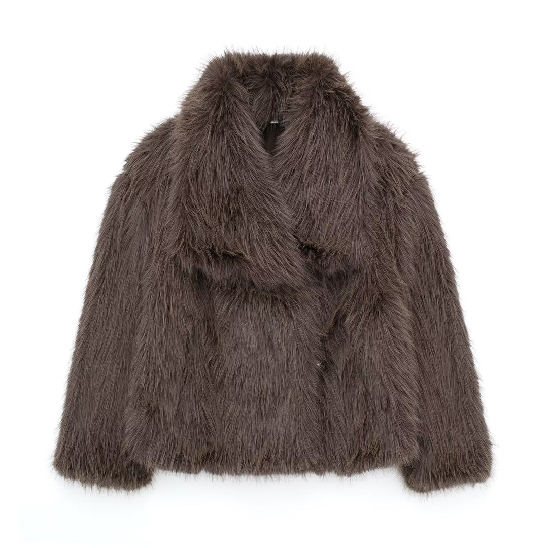 Myla - Manteau en Fausse Fourrure