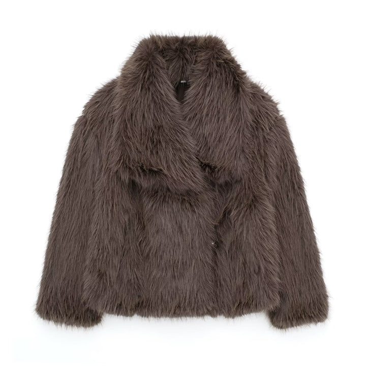 Myla - Manteau en Fausse Fourrure