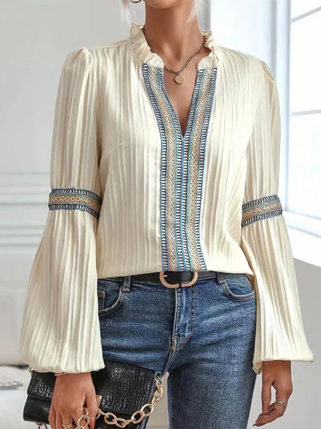 Chloé™ | Blouse en Dentelle
