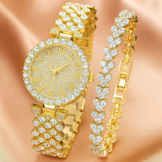 Montre et Bracelet en Or Luxe Radiance | Or