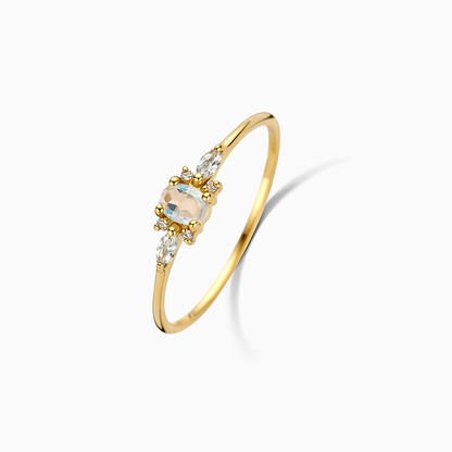 Bague Muse en Pierre de Lune | Or