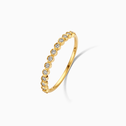 Bague Bulle en Diamant | Or Blanc