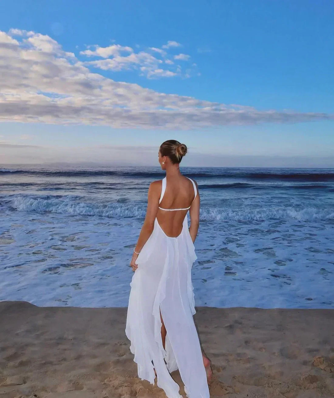 Dorine - Robe Maxi à Volants