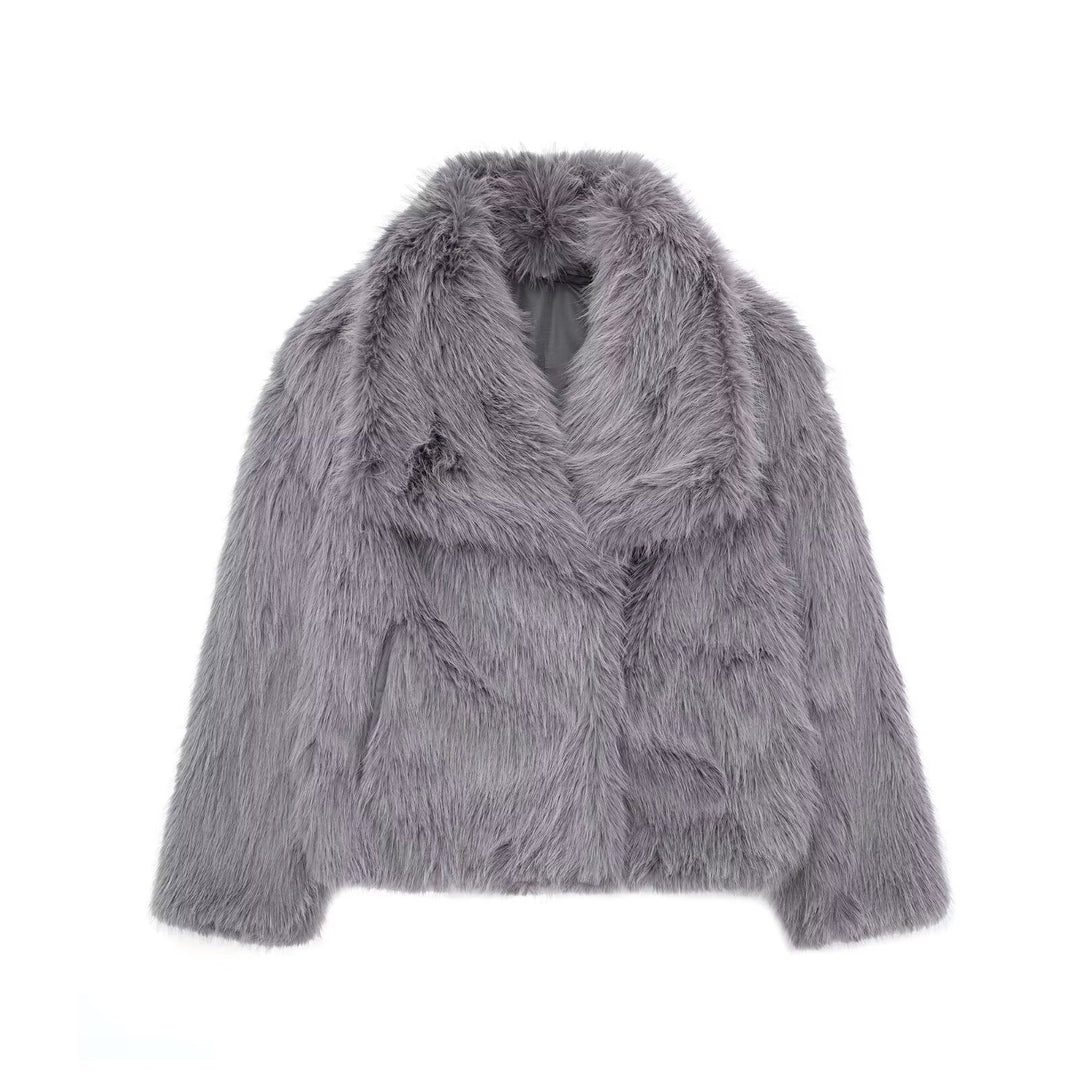 Myla - Manteau en Fausse Fourrure