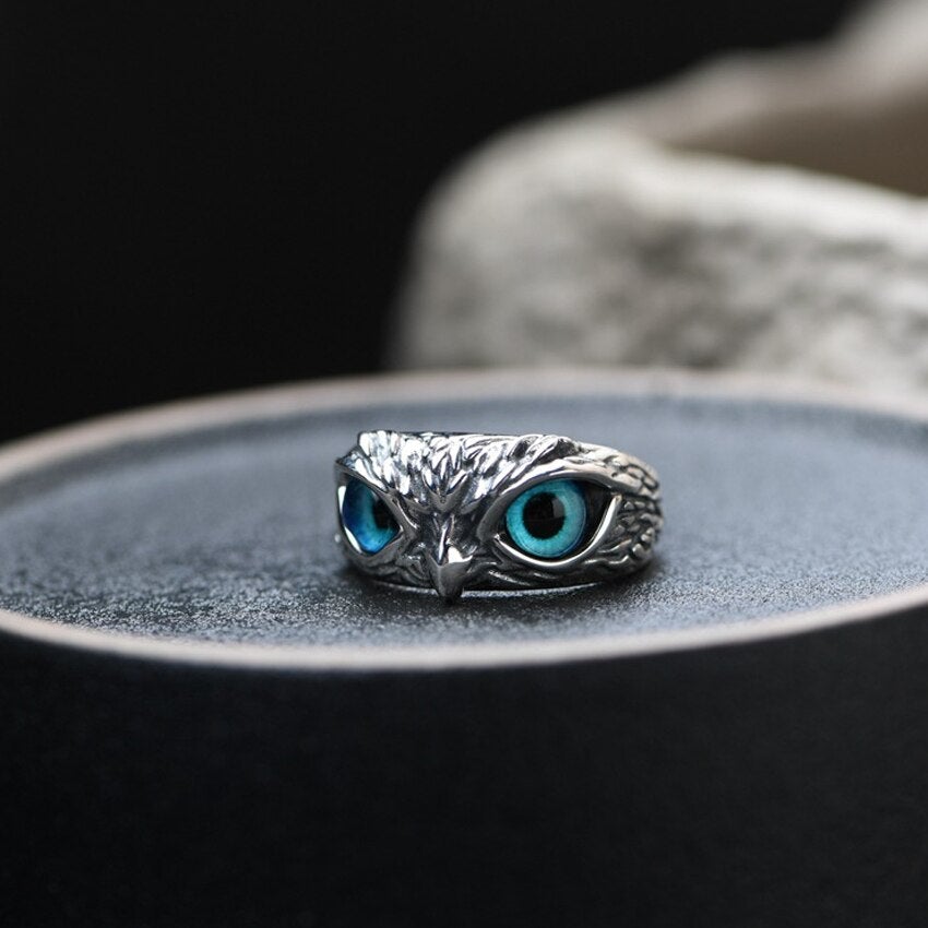 Bague Chanceuse Ajustable en Argent et Opale