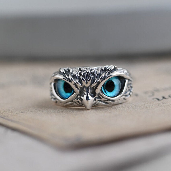 Bague Chanceuse Ajustable en Argent et Opale