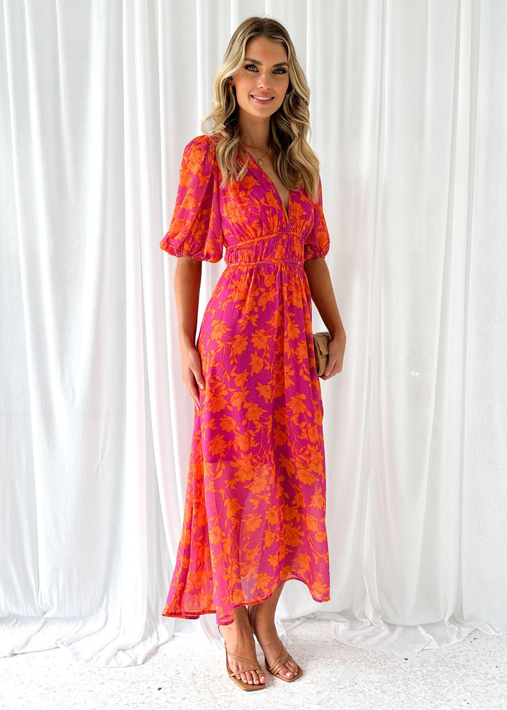 Clara | Robe Maxi Printanière