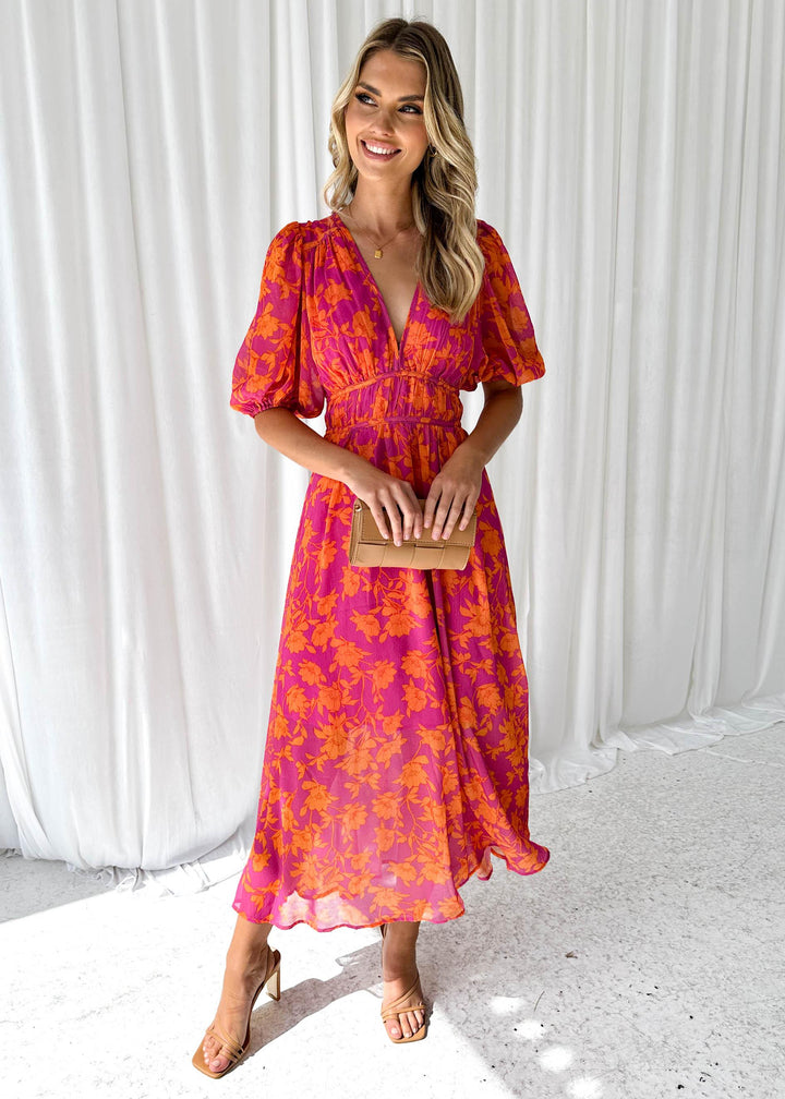 Clara | Robe Maxi Printanière