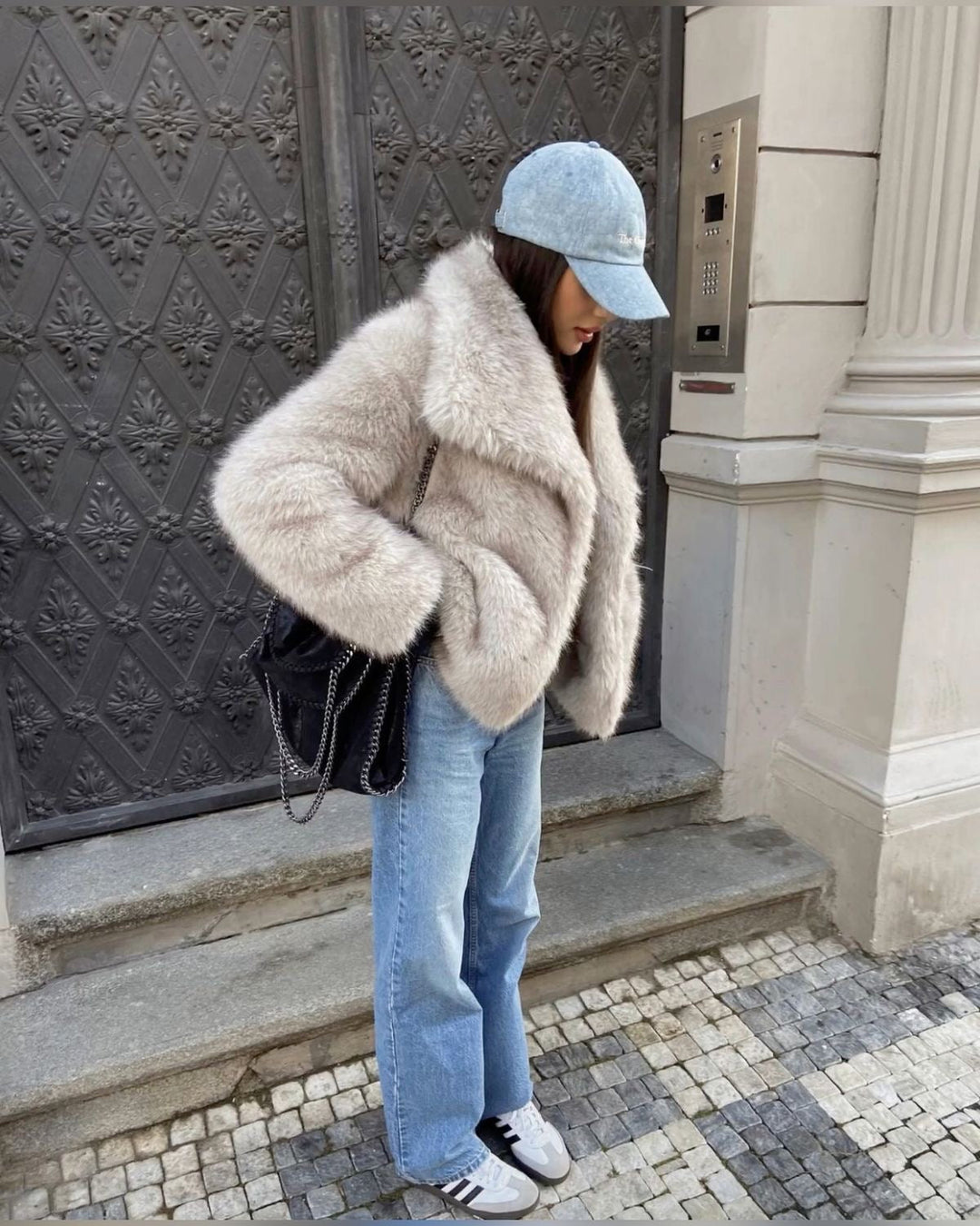 Myla - Manteau en Fausse Fourrure