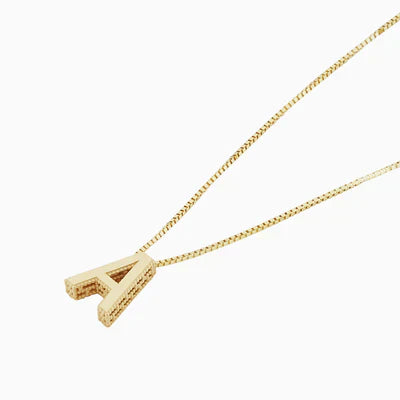 Collier initial en lettre d'amour | Or