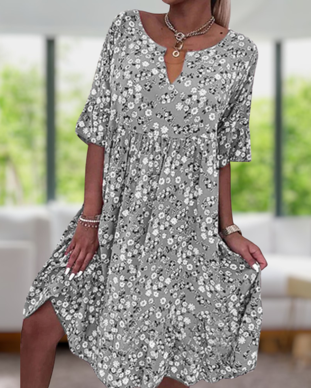ARIA ROBE FLEURIE CONFORTABLE