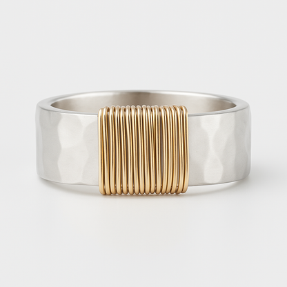 Bague Vintage Or Argent