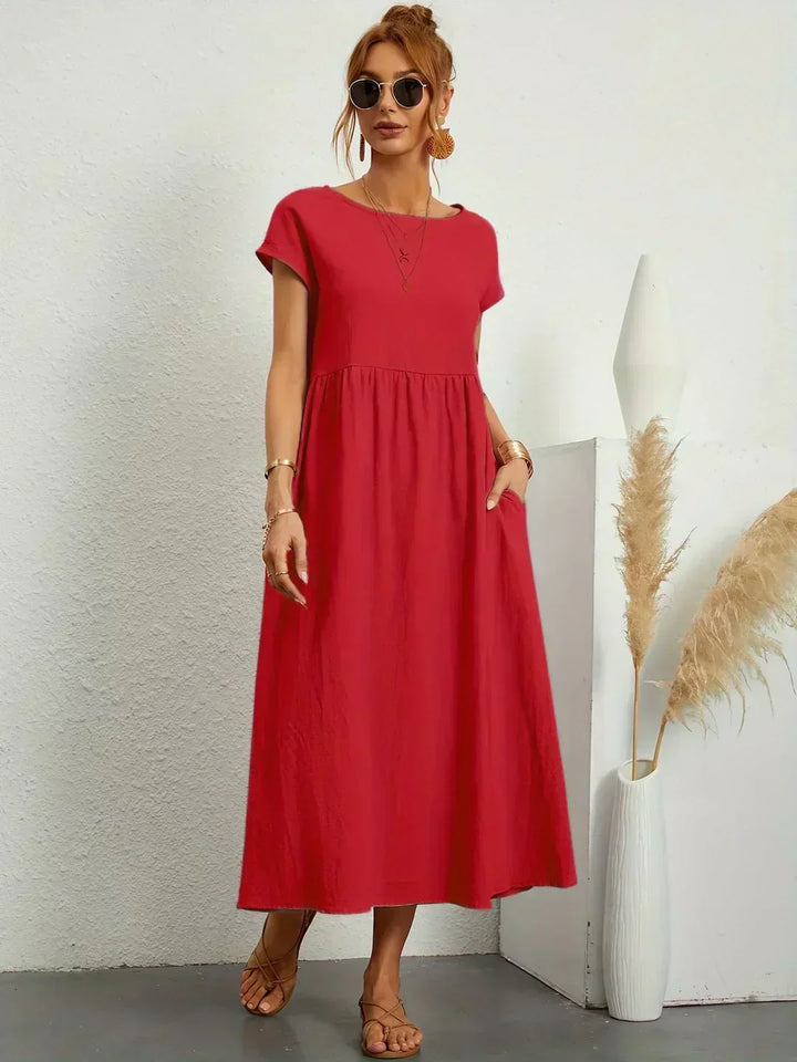 Robe en Coton Léger avec Poches Sarina™