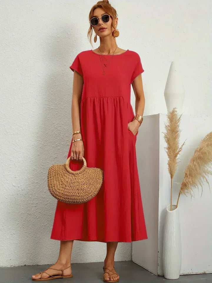 Robe en Coton Léger avec Poches Sarina™