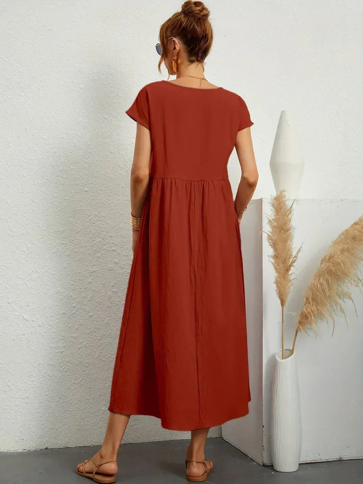 Robe en Coton Léger avec Poches Sarina™