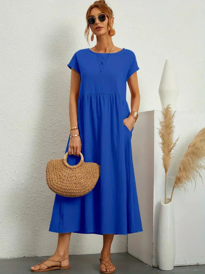 Robe en Coton Léger avec Poches Sarina™