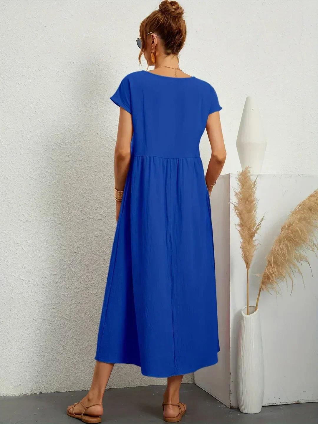 Robe en Coton Léger avec Poches Sarina™