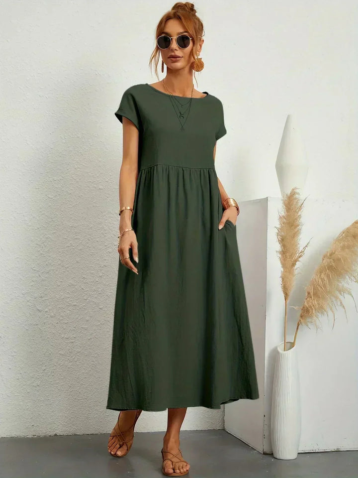 Robe en Coton Léger avec Poches Sarina™
