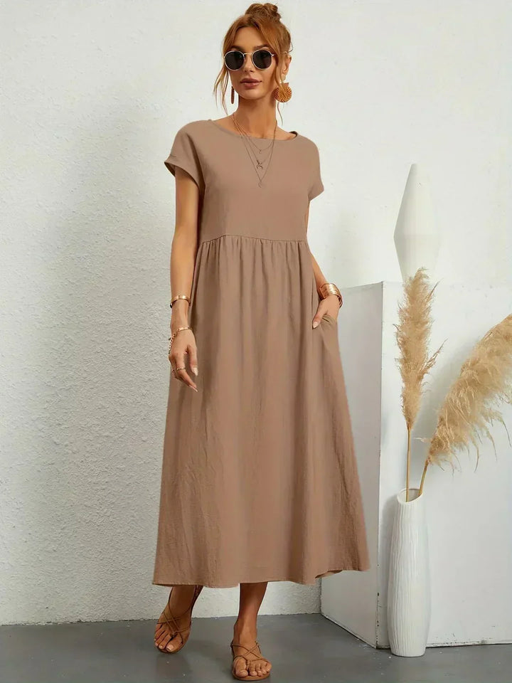 Robe en Coton Léger avec Poches Sarina™