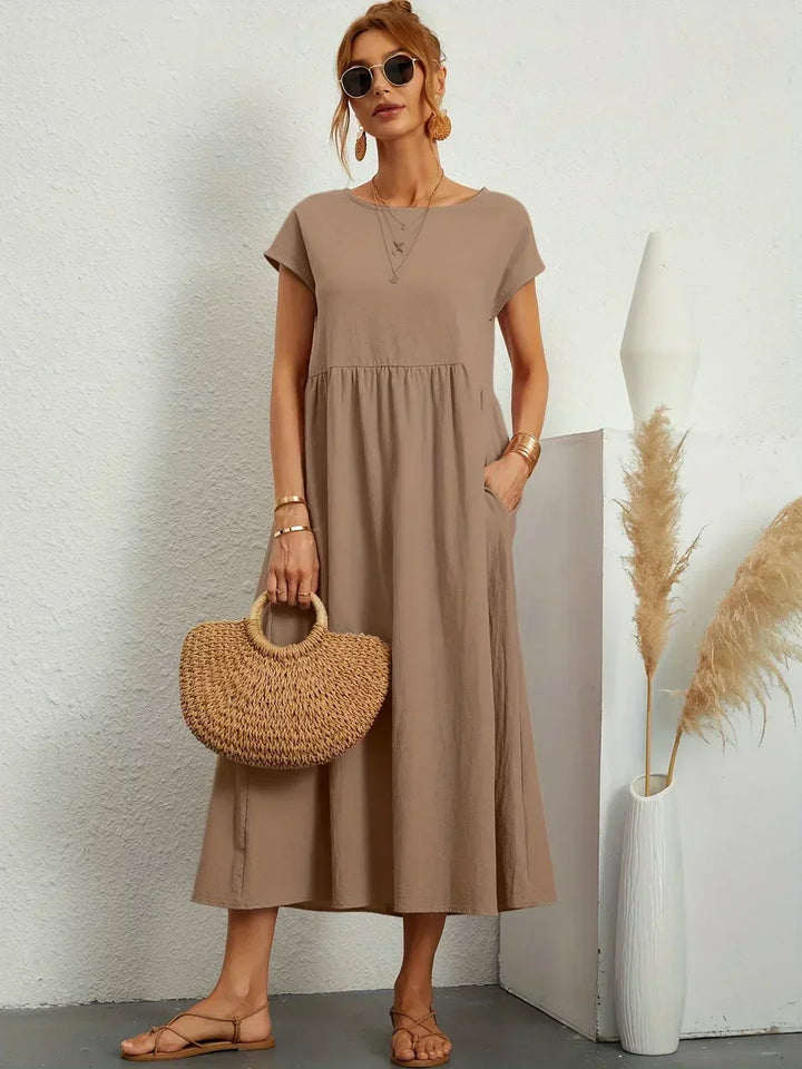 Robe en Coton Léger avec Poches Sarina™