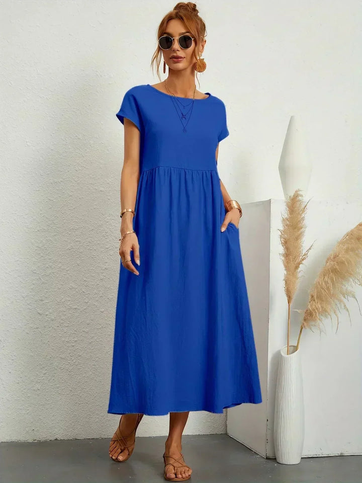 Robe en Coton Léger avec Poches Sarina™