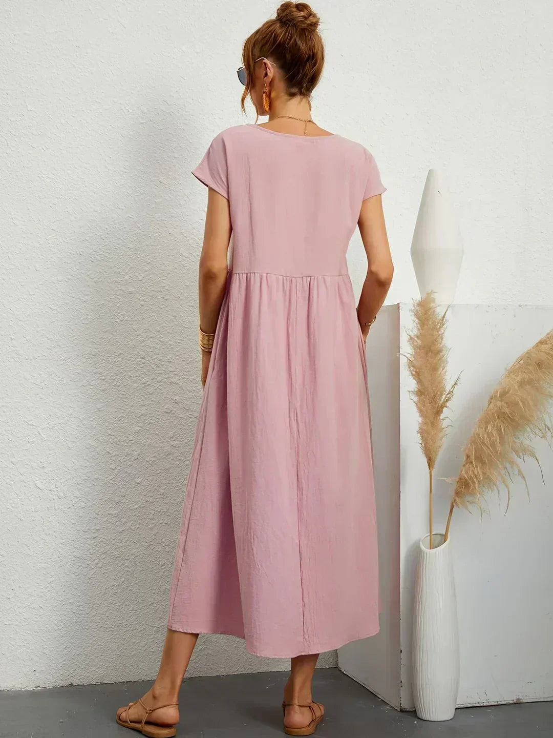 Robe en Coton Léger avec Poches Sarina™