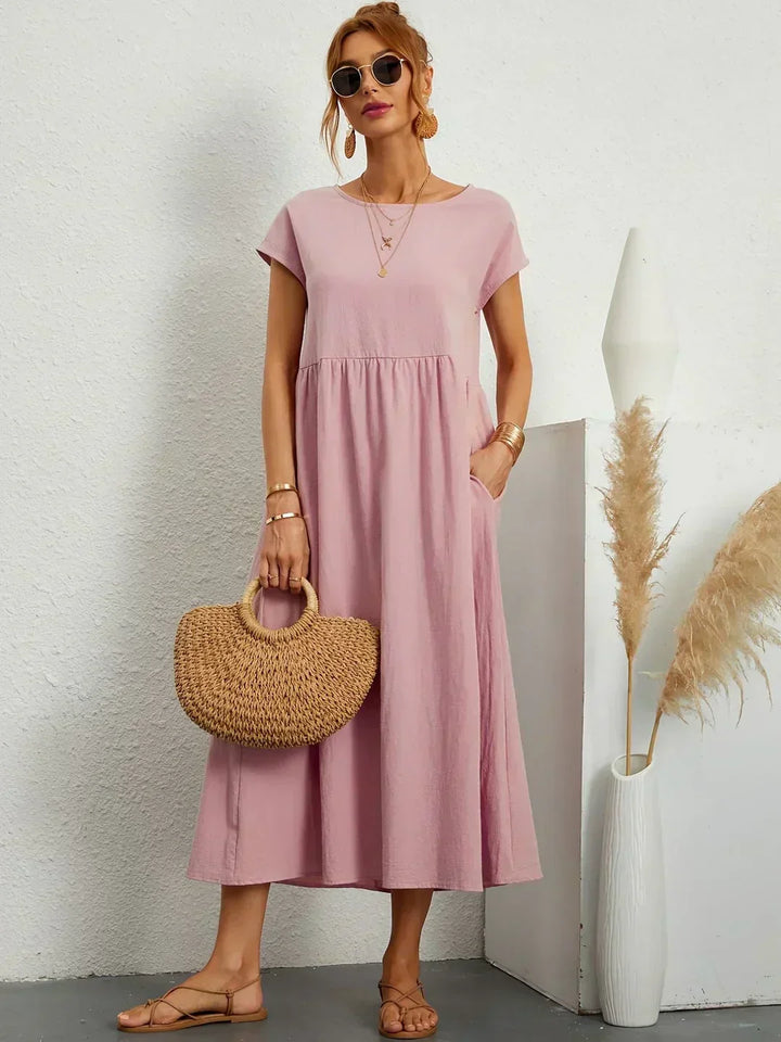 Robe en Coton Léger avec Poches Sarina™