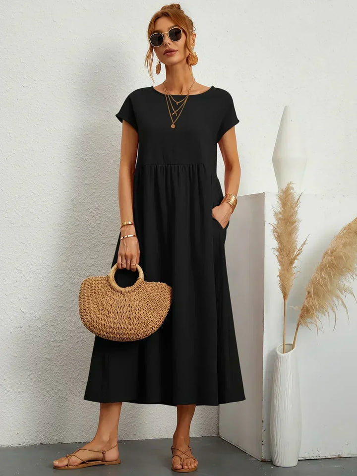 Robe en Coton Léger avec Poches Sarina™