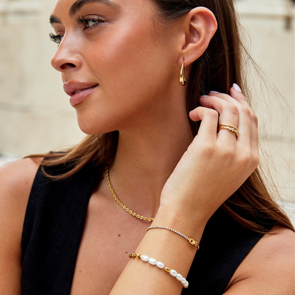 Bracelet Niyah en Cristal Or