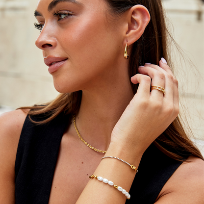 Bracelet Niyah en Cristal Or