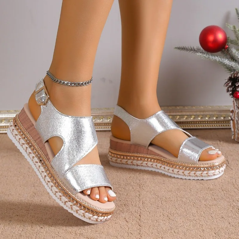 Fara - Sandales à plateforme Glamour