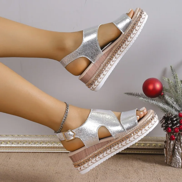 Fara - Sandales à plateforme Glamour