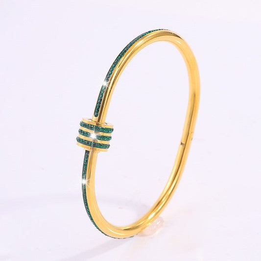 Bracelet Tessandra Virelli Vert | Or