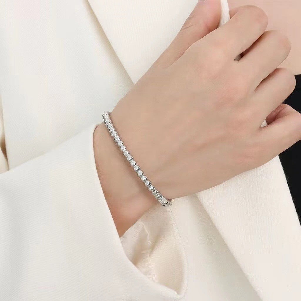 Bracelet Lucina Bravetti | Or Blanc