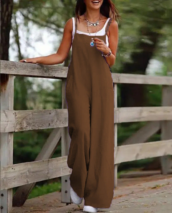 Glinda - Combinaison Décontractée à Pantalon Large