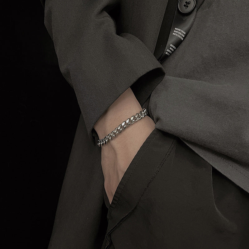 Bracelet Sterling Vale | Or Blanc