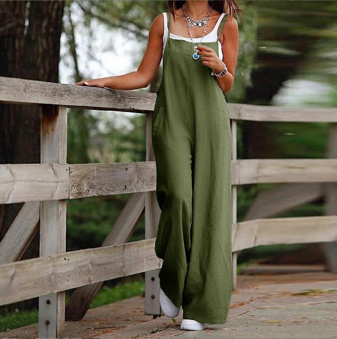 Glinda - Combinaison Décontractée à Pantalon Large