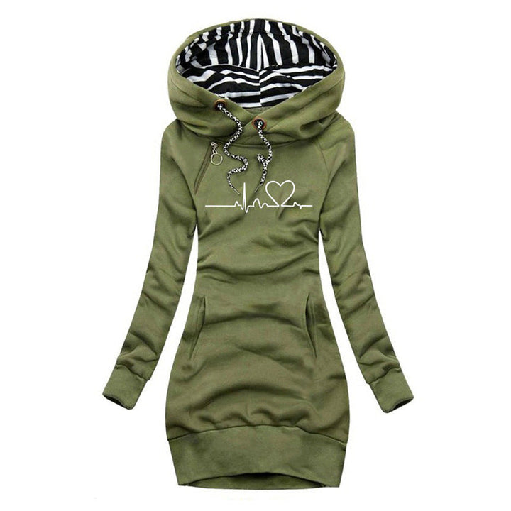 Carina | Robe-Pull Heartbeat Trykt