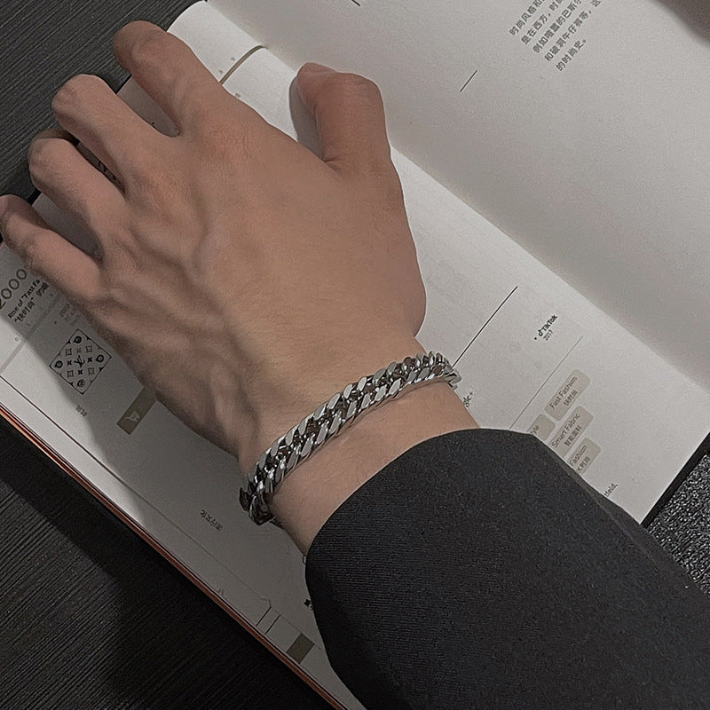 Bracelet Sterling Vale | Or Blanc